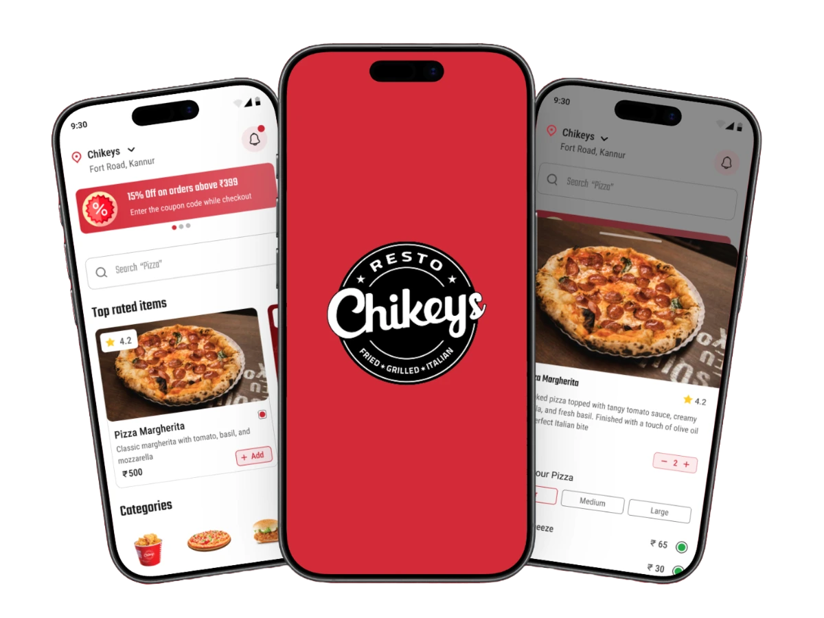 Chikeys Food Delivery App Development Kerala