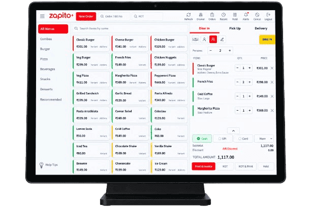 Zapito Restaurant POS Software