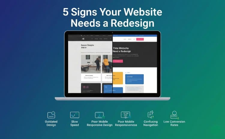 5 Clear Signs It Is Time to Redesign Your Current Website
